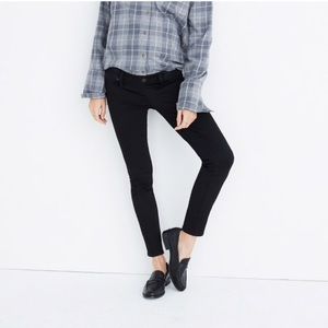 Madewell maternity black skinny jeans sz 26